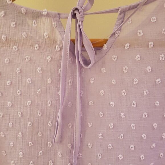 GEORGE Blouse Long Bell Sleeve NWOT * Gorgeous Blouse Large - Picture 5 of 8